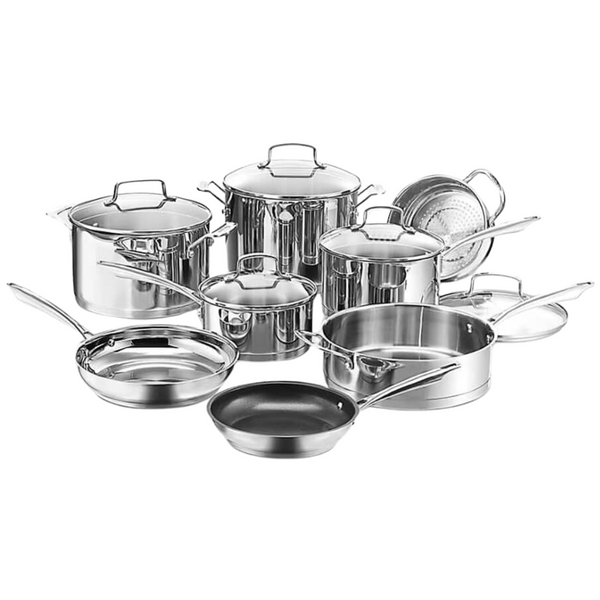 13-Piece Cuisinart Chef's Classic Stainless Cookware Set