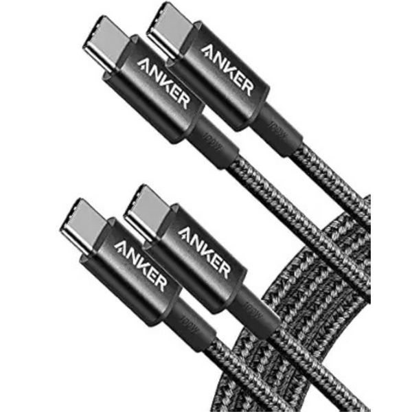 2-Pack Anker 333 6ft USB-C To USB-C Charging Cables