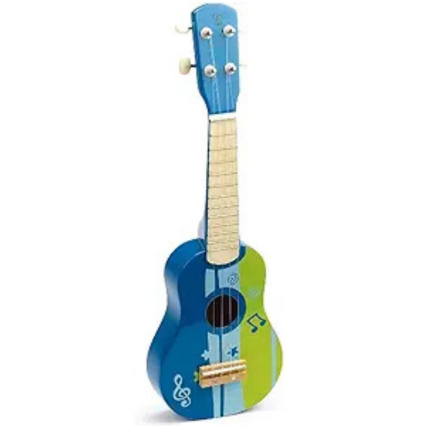 Hape Kid's 21" Wooden Musical Instrument Toy Ukulele