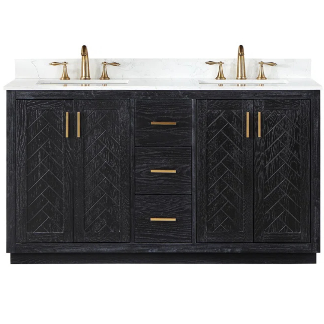 Willa Arlo Interiors Fairbury 60" Double Bathroom Vanity Set