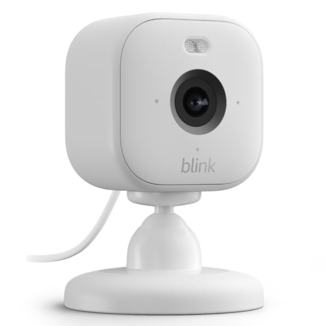 Blink Mini 2 (Newest Model), Plug-In Smart Security Camera, HD Night View In Color, Built-In Spotlight, Two-Way Audio, Motion Detection