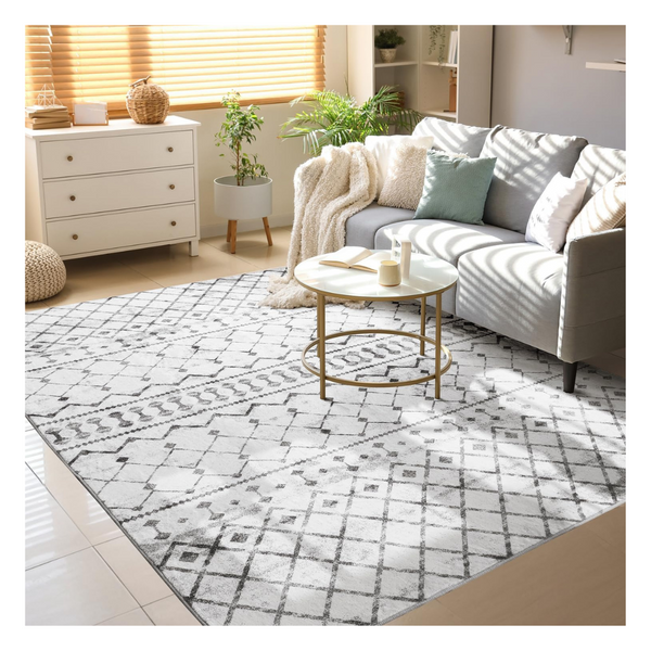 5 x 7Ft Super Soft Machine Washable Modern Area Rug