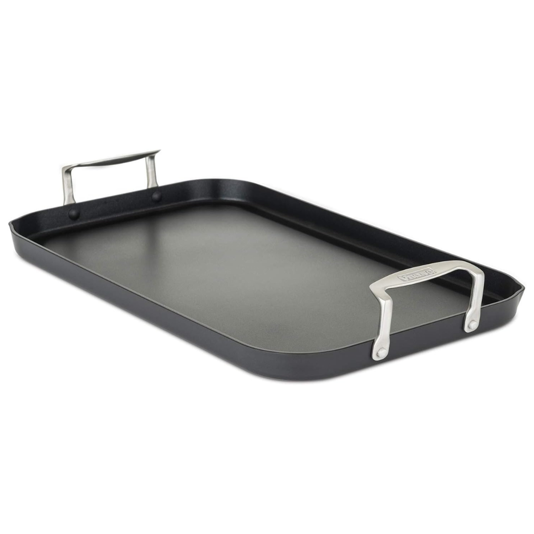 Viking 18" Hard Anodized Nonstick Double Burner Griddle