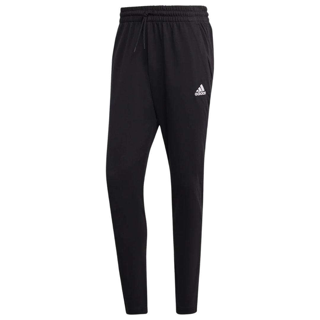 Adidas Men's Essentials Single Jersey Tapered Open Hem Pants