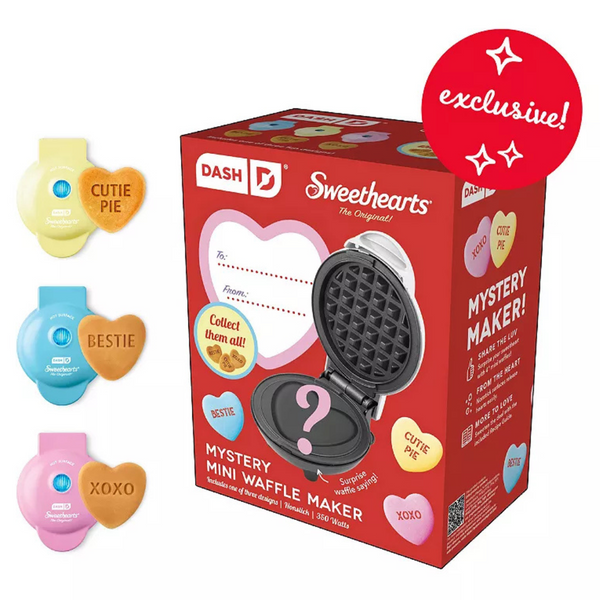 Dash x Sweethearts Mystery Mini Waffle Maker