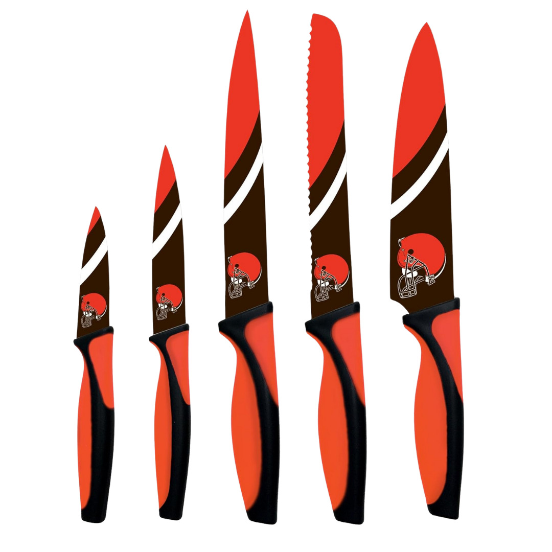 The Sports Vault NFL Cleveland Browns Kitchen Knives