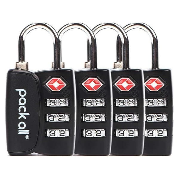 4-Pack pack all TSA Approved Luggage Lock