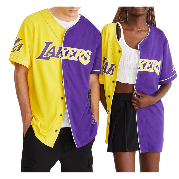 Aeropostale Men's Los Angeles Lakers Spliced Top