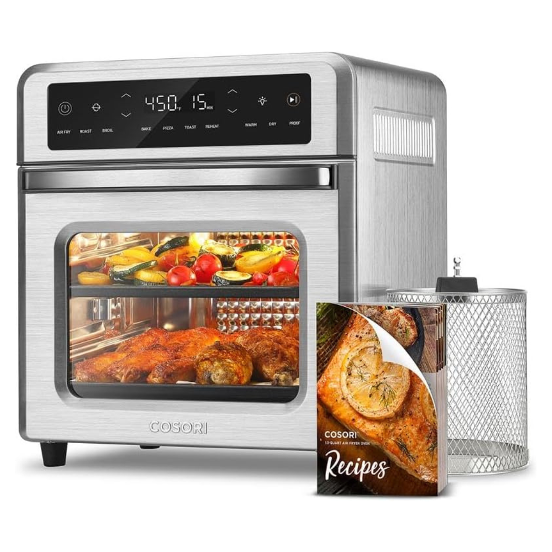 Cosori 11-in-1 13Qt Stainless Steel Air Fryer Toaster Oven