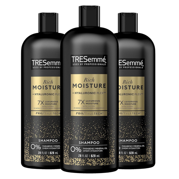 3-Count 28 Fl Oz TRESemme Rich Moisture Hydrating Shampoo