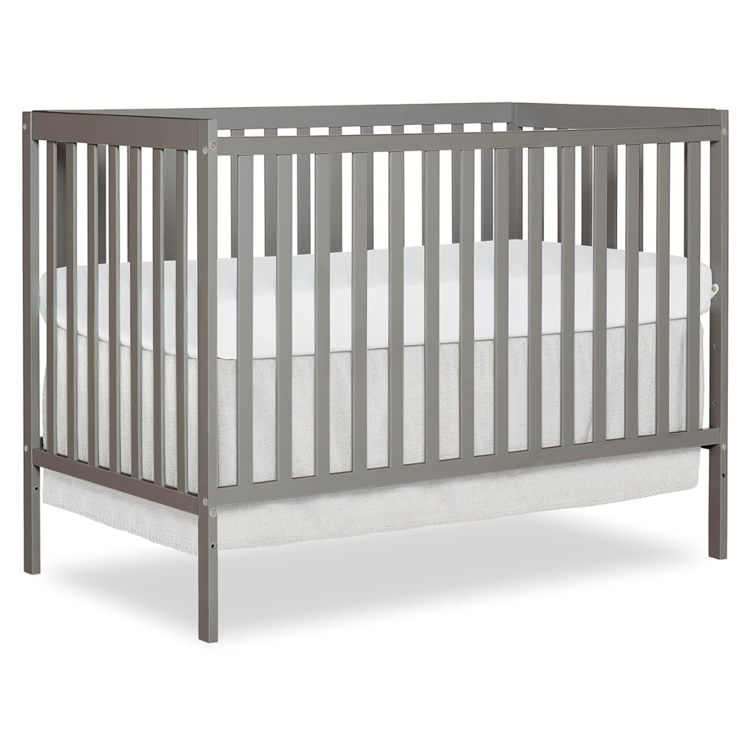 Dream On Me Synergy Cool Grey 5-in-1 Convertible Crib