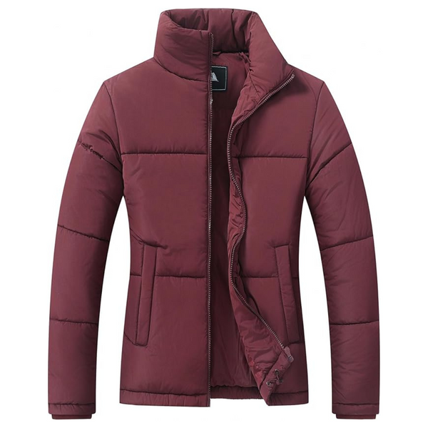 Women's Waterproof Full-Zip Warm Winter Puffer Jacket