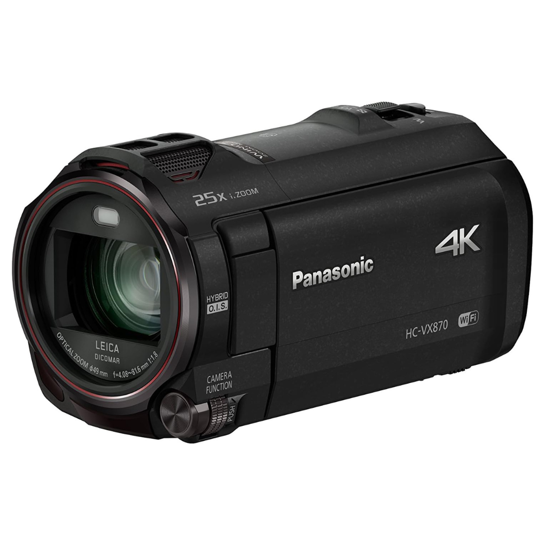 Panasonic HC-VX870K 4K Ultra HD Camcorder with 20x Optical Zoom