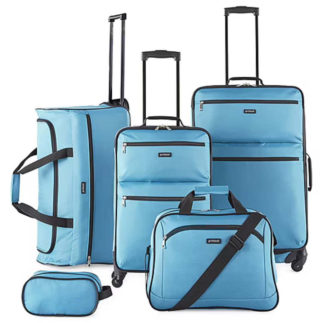 5-Piece Protocol Bowden Softside Luggage Set (3 Colors)