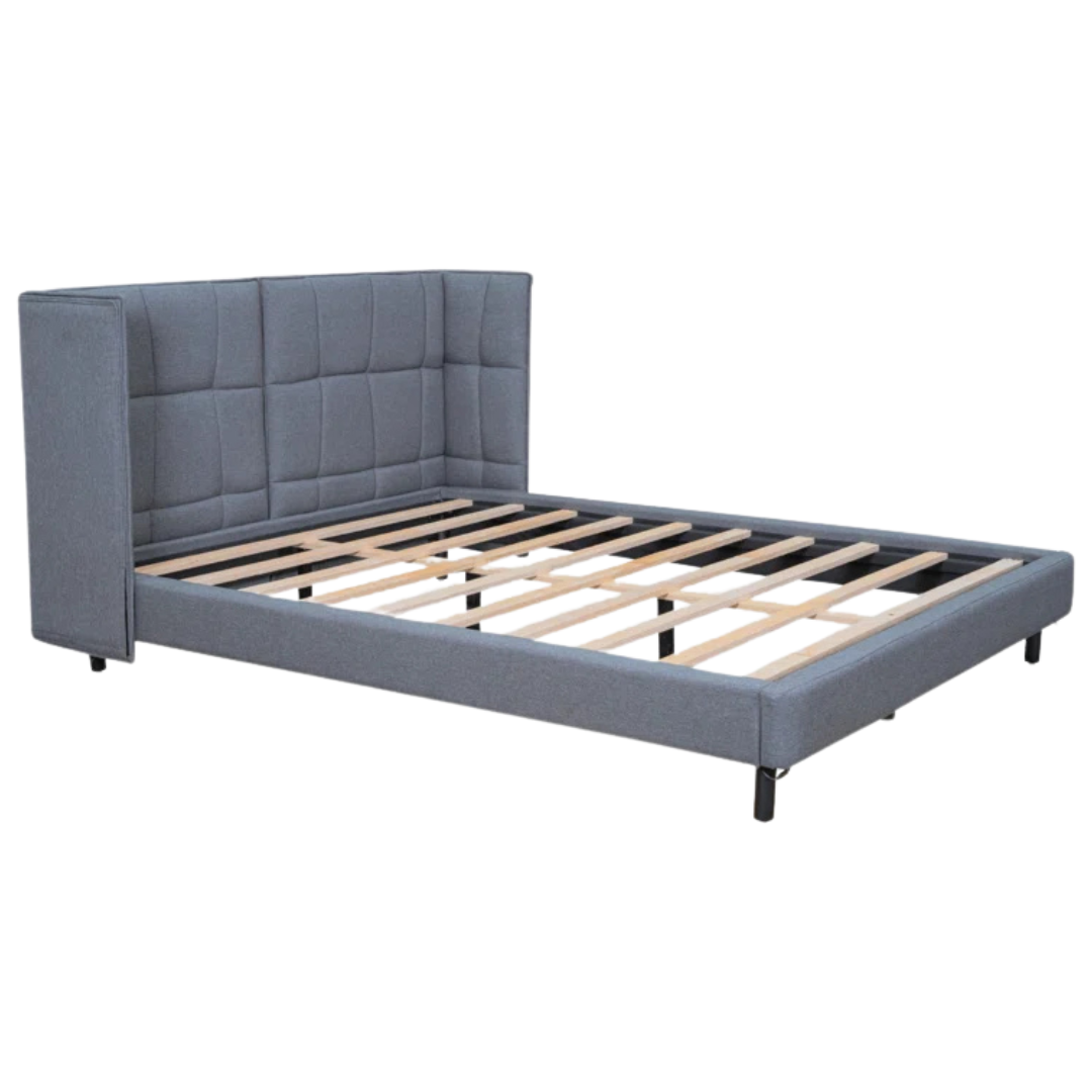 Foshnature Queen Size Upholstered Platform Beds