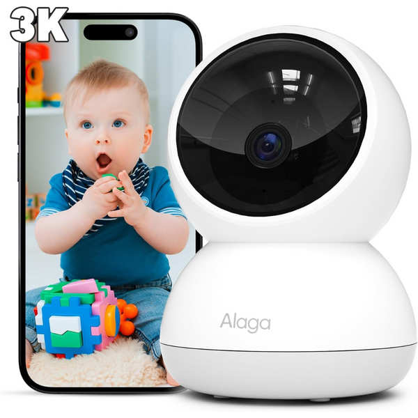 Alaga 5G WiFi Indoor Security Camera For Home, Pets & Animals