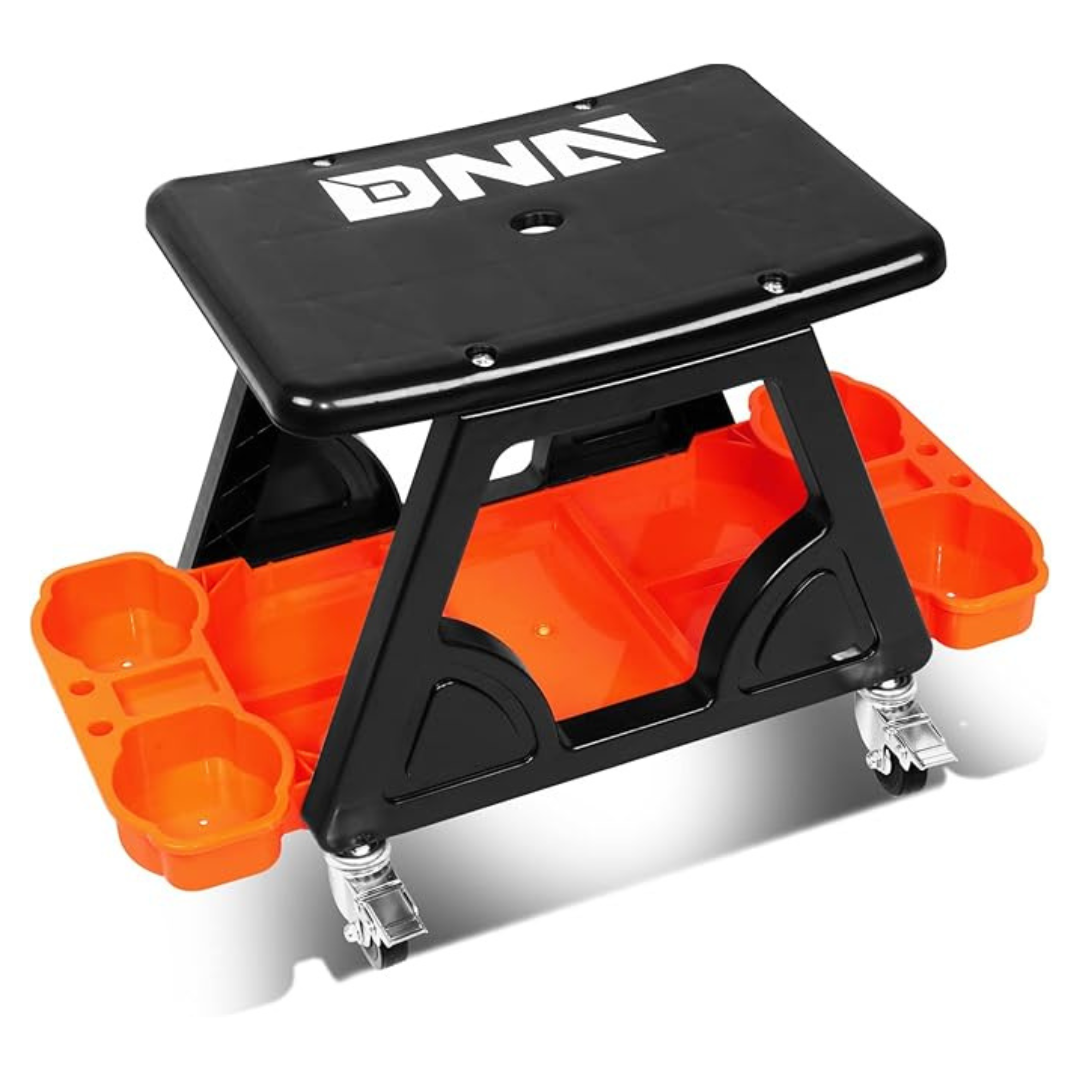 DNA Motoring Rolling Mechanics Work Seat W/ Tool Tray