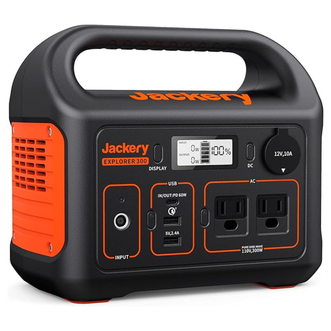 Jackery Explorer 300 Portable 293Wh Solar Generator Power Station