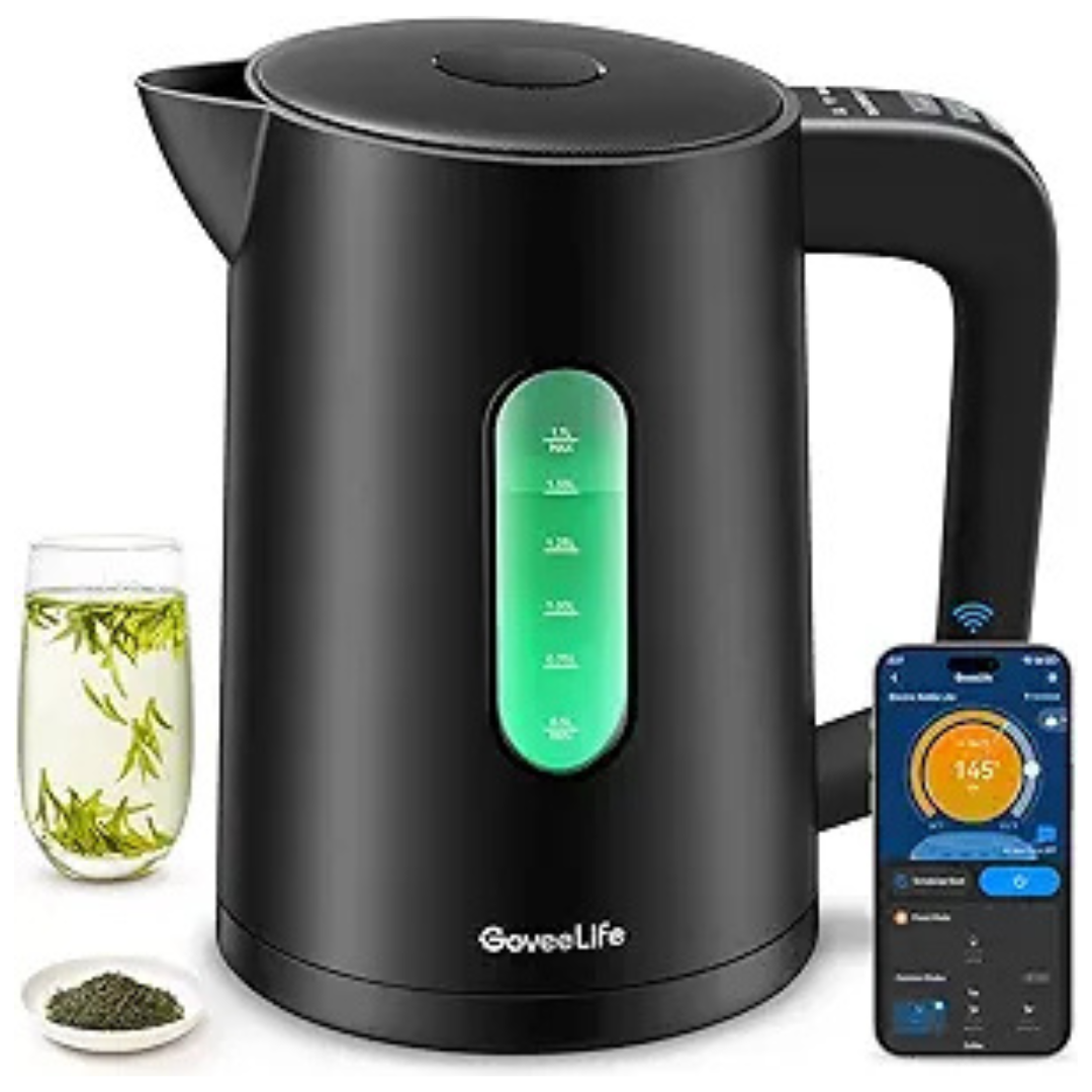 GoveeLife 1.7L Smart Electric Kettle With LED Indicator Lights