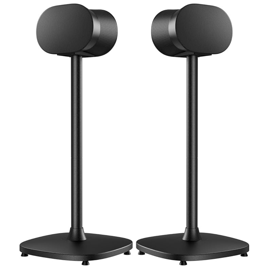 2-Pack Perlegear Height Adjustable Surround Sound Speaker Stands