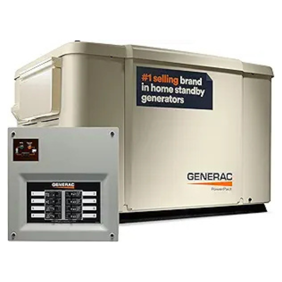 Generac 7.5kW Powerpact Home Standby Generator With 50-Amp Switch