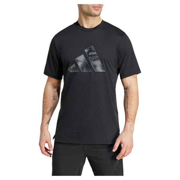 Adidas Men's Train Essentials Camo Logo Graphic T-Shirt