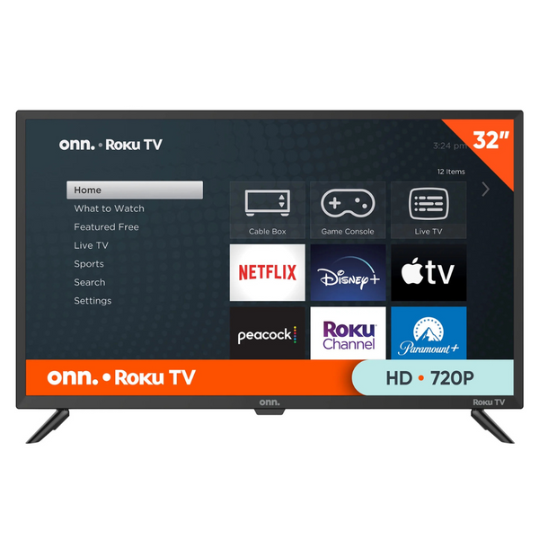 Onn. 100012589 32" 720p Smart LED Roku TV