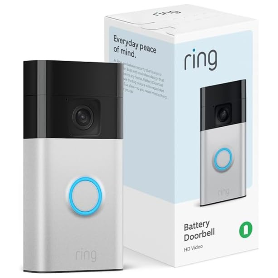 All-New Ring Battery Video Doorbell With Two-Way Talk