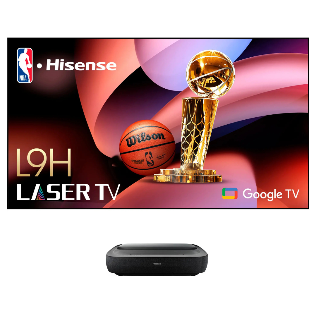 Hisense L9H Trichroma Ultra Short Throw Smart 4K Laser TV Projector With 100" Screen