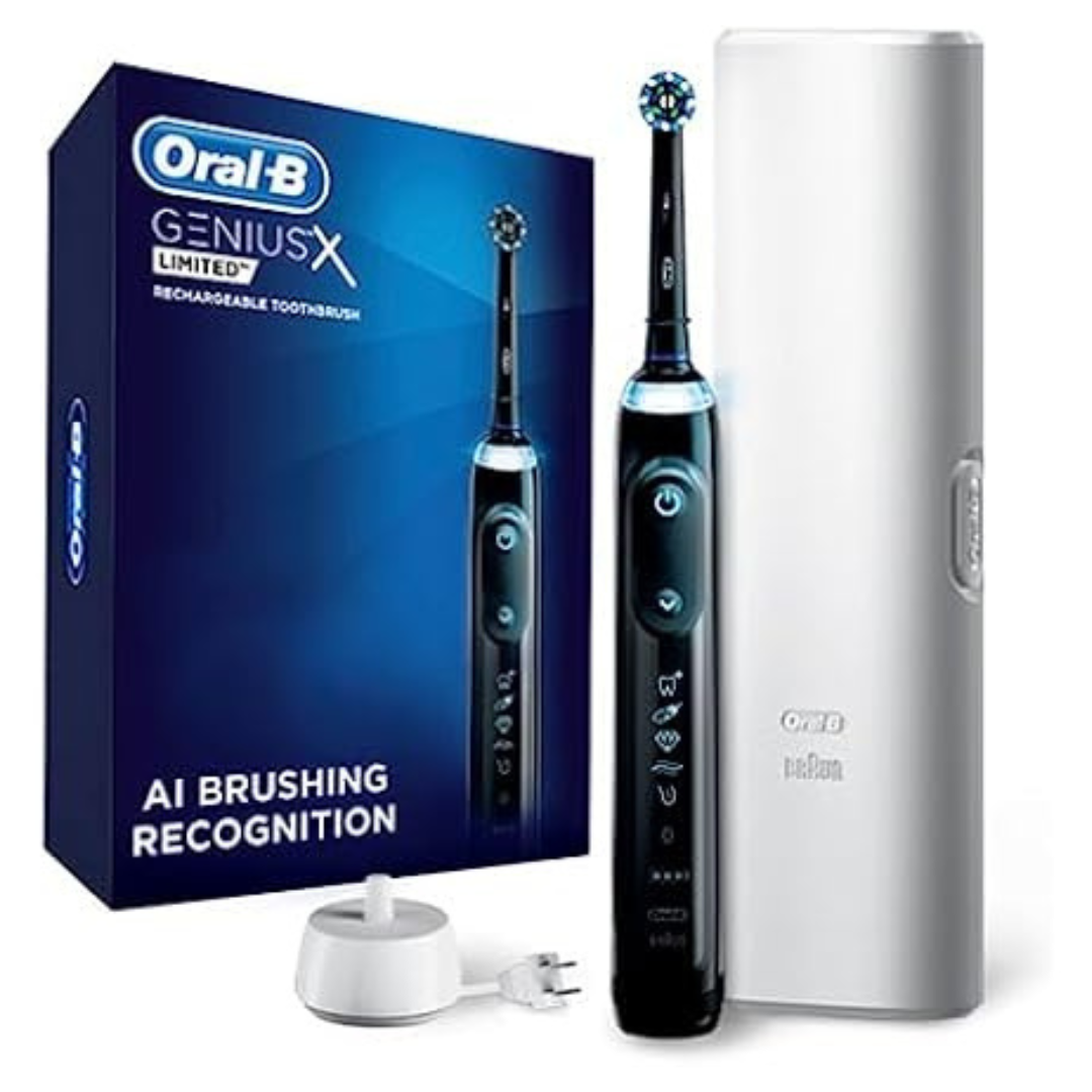 Oral-B Genius X Limited Rechargeable Electric Toothbrush (Black Or White)