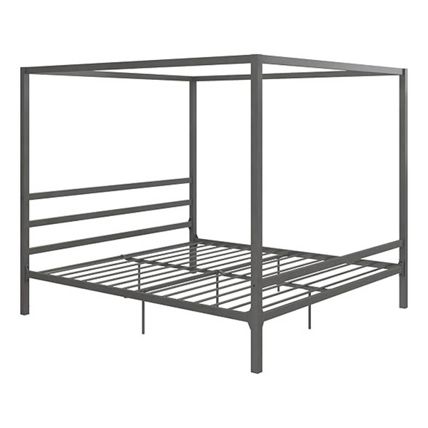 DHP Modern Metal Canopy Platform King Size Bed Frame