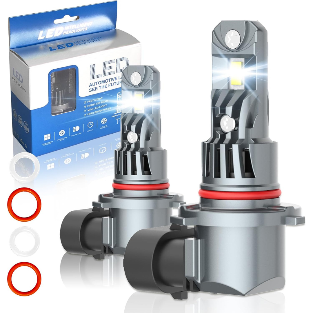 2-Pack 9005 HB3 50000 Lumens 6500K Fog Light Bulbs