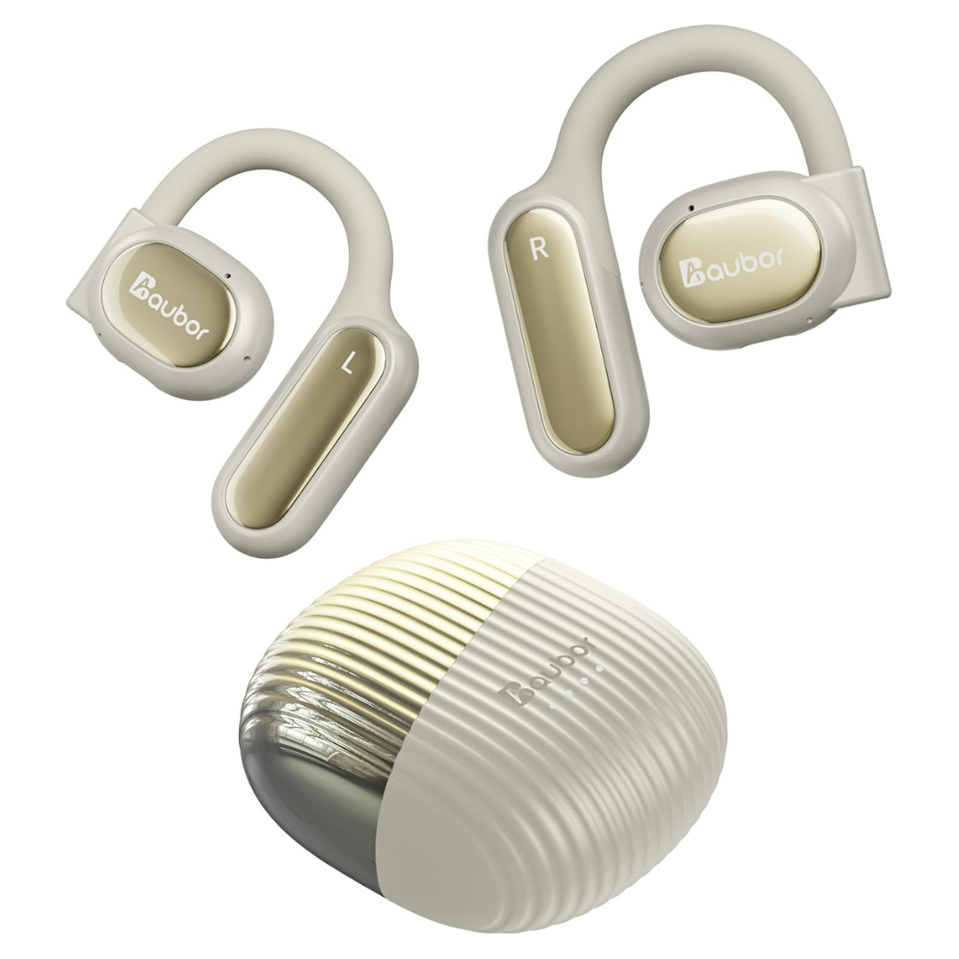 Wireless Water-Resistant Open-Ear Earbuds W/ ENC Clear Call