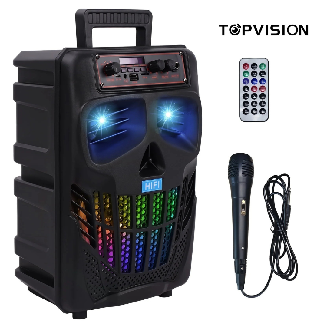 Topvision Karaoke Machine Bluetooth For Adult With Microphone