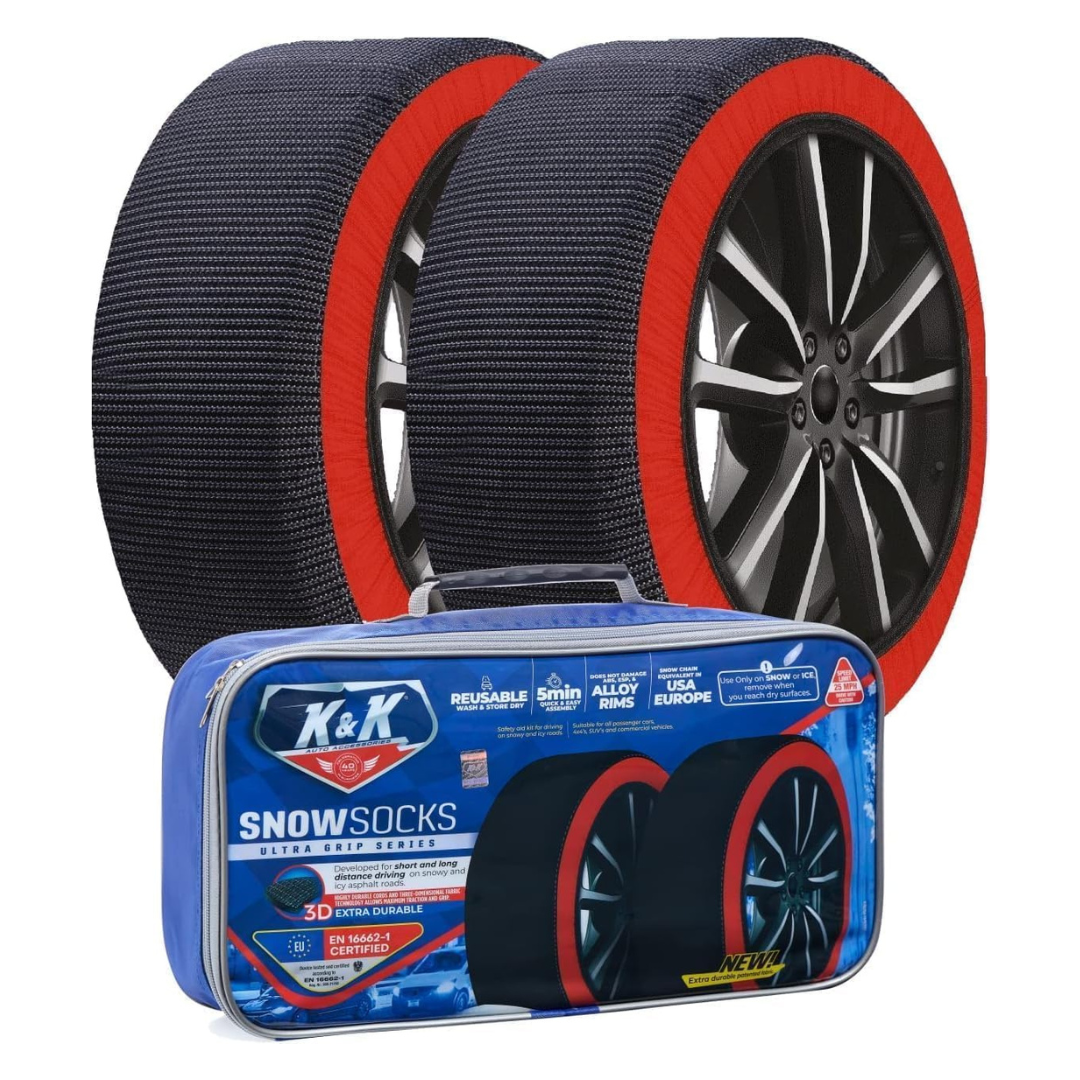 K&K Automotive Snow Socks For Tires