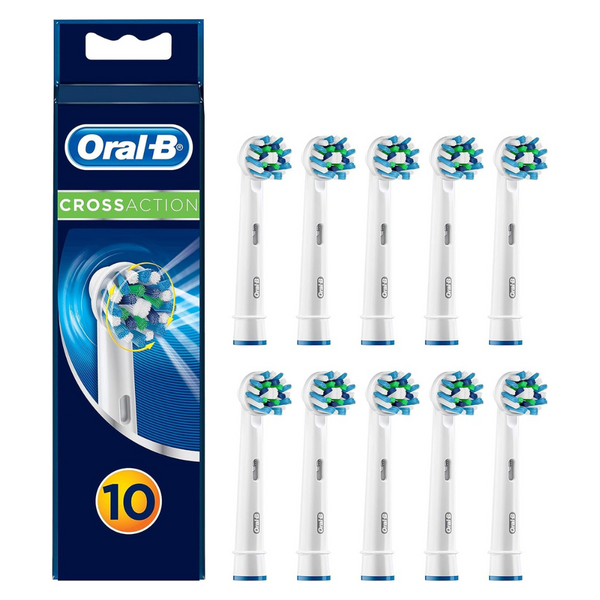 10-Pack Oral-B Pro Cross Action Toothbrush Heads For Electric Toothbrush