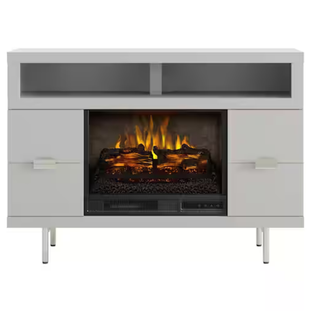 Scott Living Cestoni 48" Freestanding Media Console Electric Fireplace