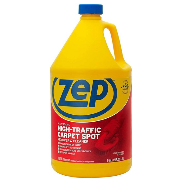 Zep High Traffic Carpet Cleaner 1 Gallon Removes Deep Stains