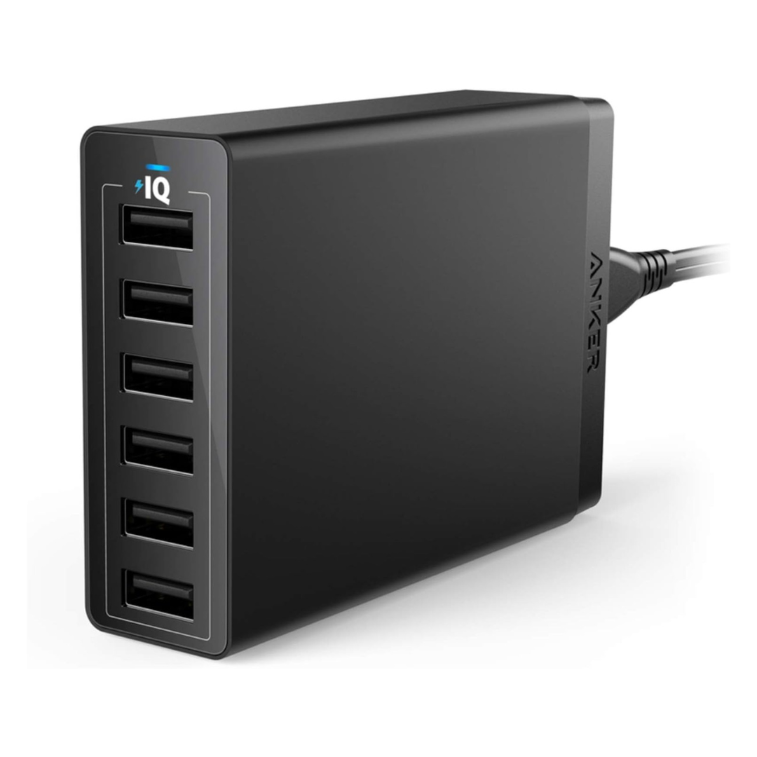 Anker 60W 6-Port USB-A Multi-Port Wall Charger Adapter