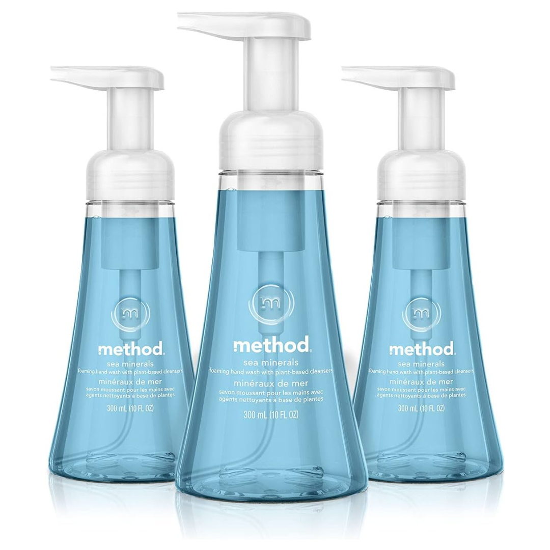 3-Pack 10 fl oz Method Sea Minerals Foaming Hand Wash