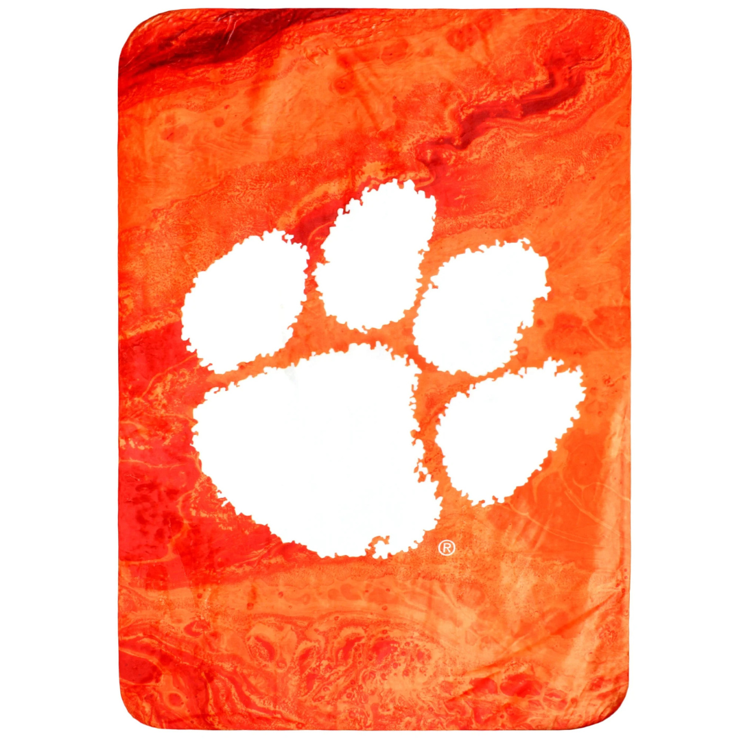 College Covers 42" x 60" Clemson Tigers Comfy Throw Blanket