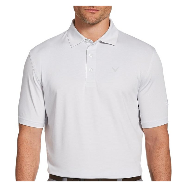 Callaway Men's Fine Line Stripe Short Sleeve Golf Polo Shirt