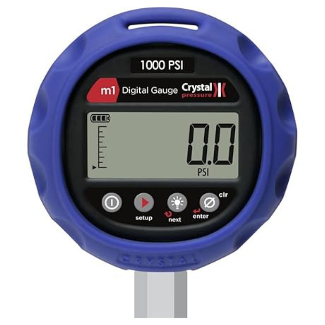 Crystal M1-10KPSI Digital Pressure Gauge (0 To 10,000 psi)