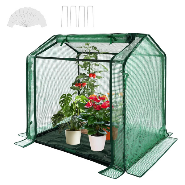 Portable Durable PE Garden Green House With Waterproof Pad