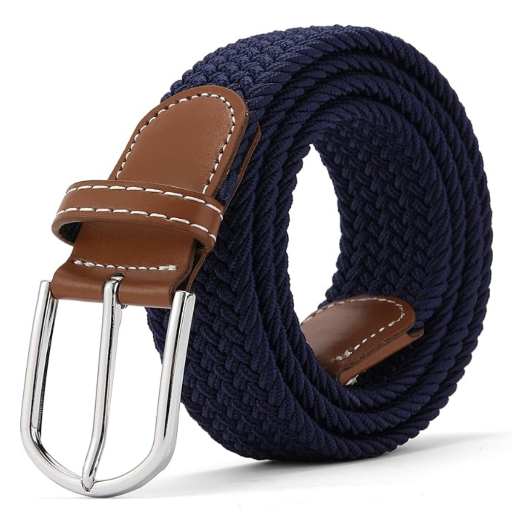 Men's 35mm Stretch Elastic Braided Golf Belt