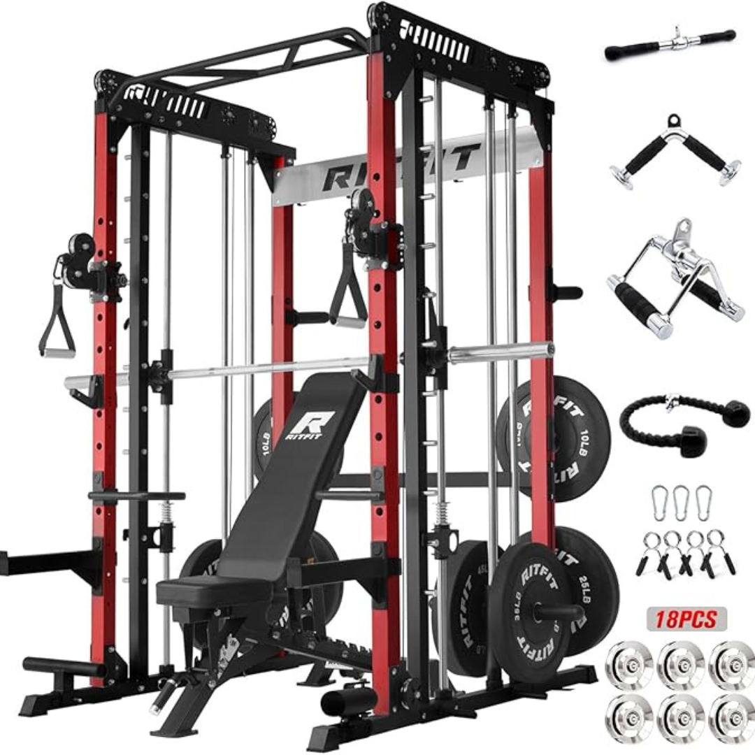 RitFit M1 & M1 Pro Smith Machine With Cable Crossover