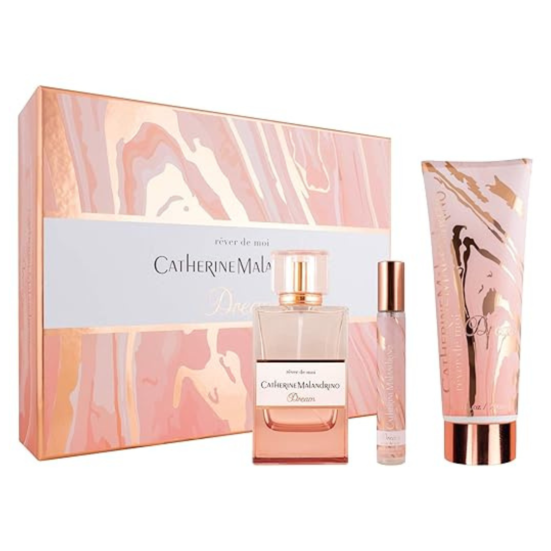 3-Piece Catherine Malandrino Dream Eau De Parfum Gift Set (3.4 Fl Oz)