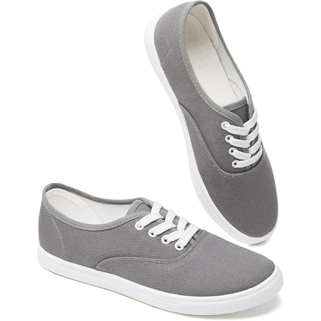 Women's Lightweight Low Top Classic Canvas Sneakers