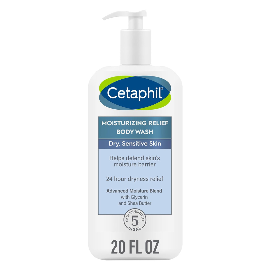 20oz Cetaphil Moisturizing Relief Body Wash For Sensitive Skin