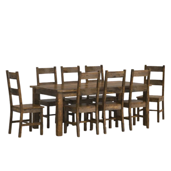 Bungalow Rose Tiernagh Solid Wood Dining Set